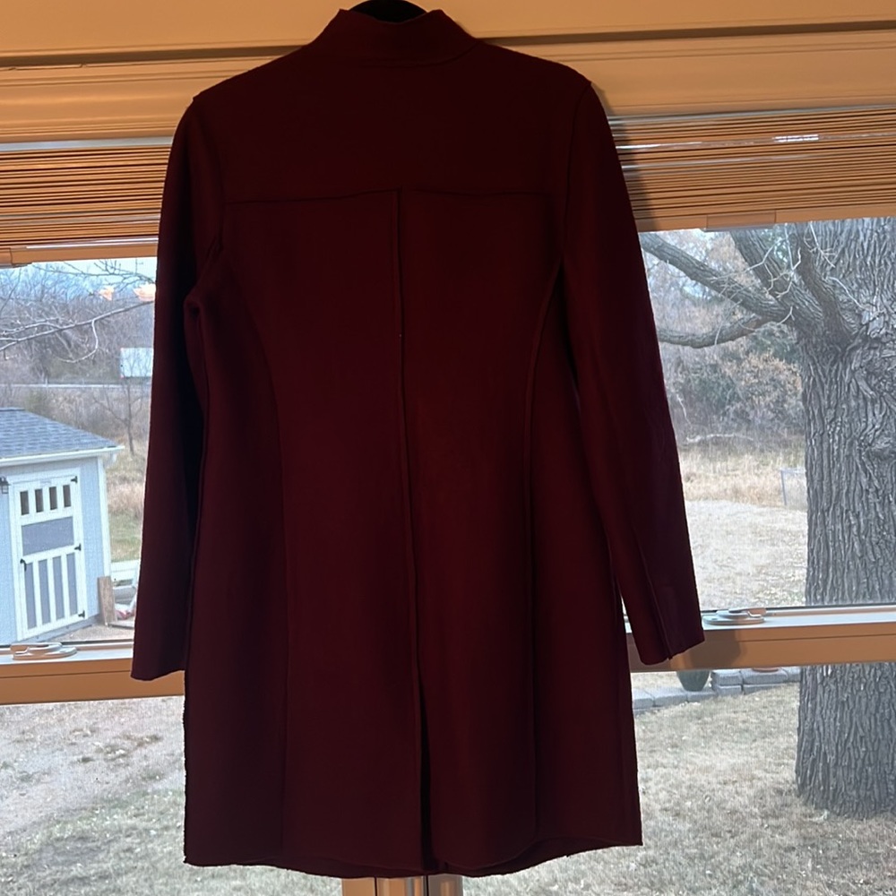 Maroon Chicos Wool/Polyester Blend 2 Button Style… - image 2